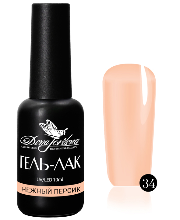 

Гель-лак Dona Jerdona "Нежный персик" №34 10мл