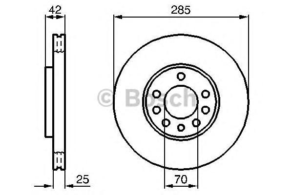 фото Тормозной диск bosch 0986479107