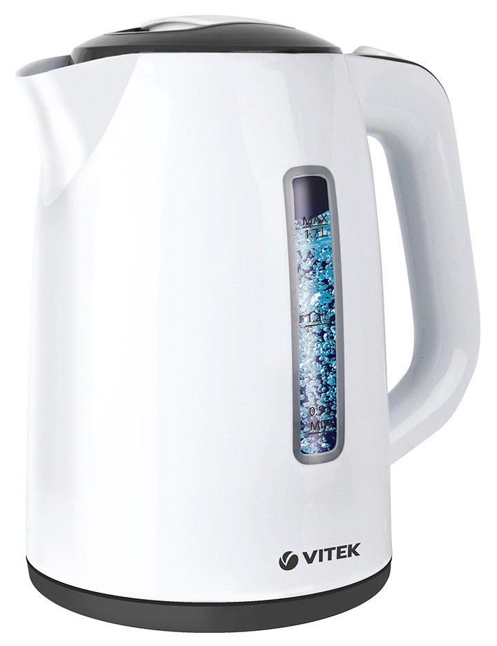 Чайник электрический VITEK VT-7083 1.7 л белый фикси чайник время чаепития фиксики свет звук