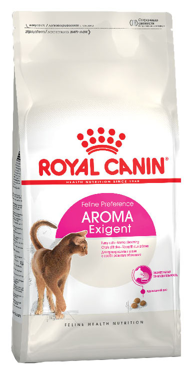 фото Сухой корм для кошек royal canin aroma exigent, для привередливых к аромату, 0,4кг