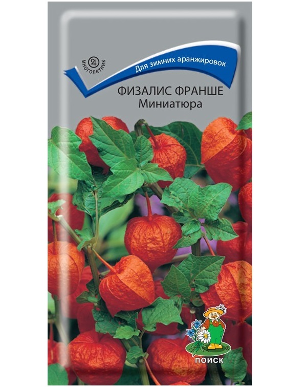 

Семена Физалис Франше Миниатюра, 0,1 г Поиск