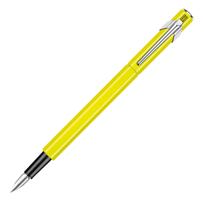 

Перьевая ручка Caran d’Ache Office 849 Fluo Желтый флуоресцентный F подарочная коробка