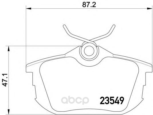 

Тормозные колодки HELLA PAGID/BEHR дисковые 8DB355018271