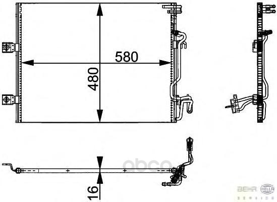 фото Компрессор кондиционера автомобильный hella 8fc351301611