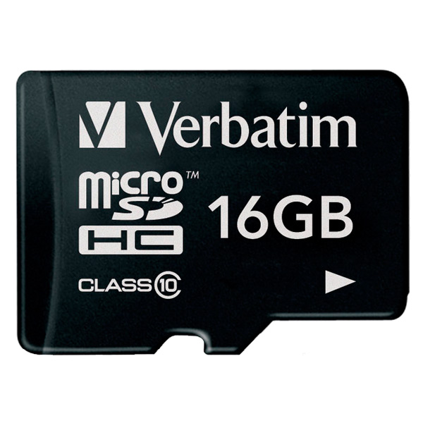 

Карта памяти Verbatim Micro SDHC 16GB
