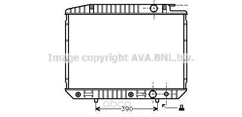 

Радиатор охлаждения двигателя Ava MS2070