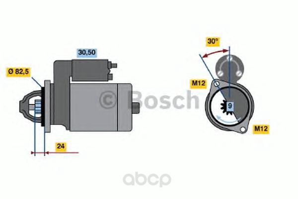 

Стартер BOSCH 0986011150