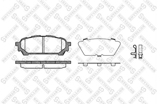 

Тормозные колодки Stellox дисковые 1187001SX