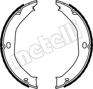 

Тормозные колодки METELLI стояночного тормоза 530360
