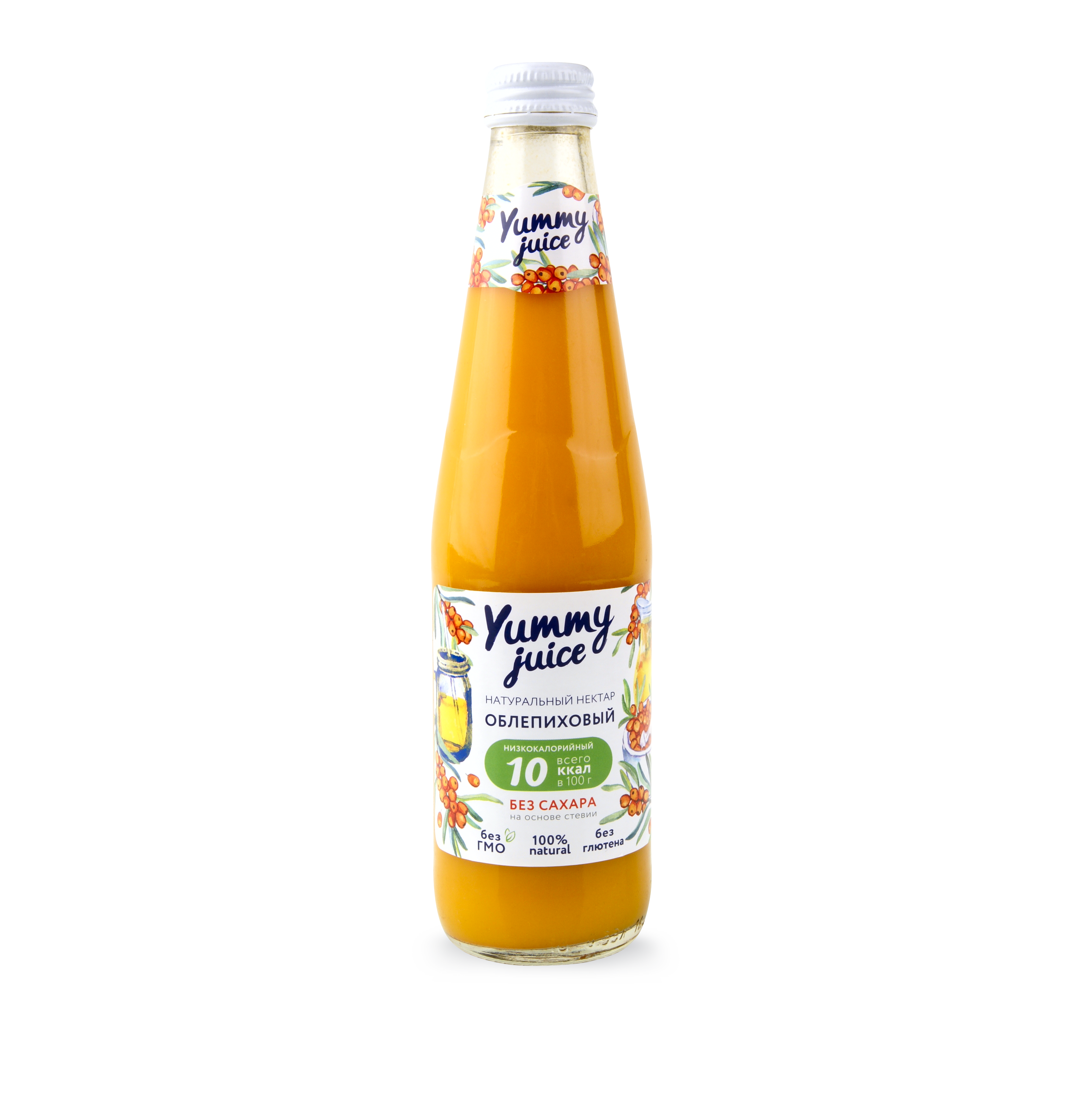 

Нектар Yummy juice облепиховый без сахара, Yummy juice облепиха