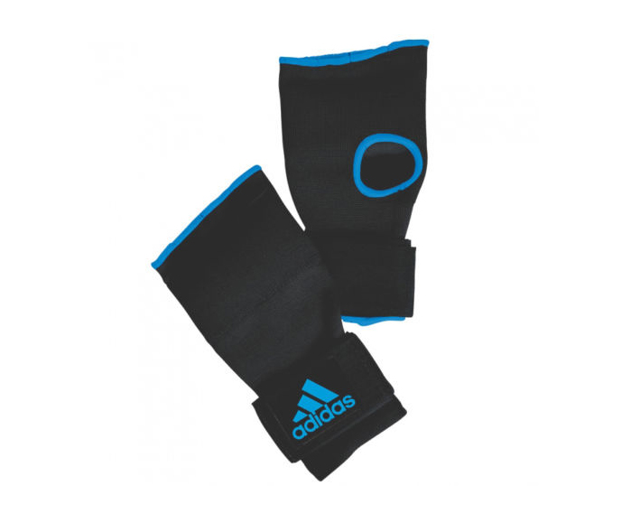 фото Внутренние перчатки adidas super inner gloves gel knuckle, черный/синий, s