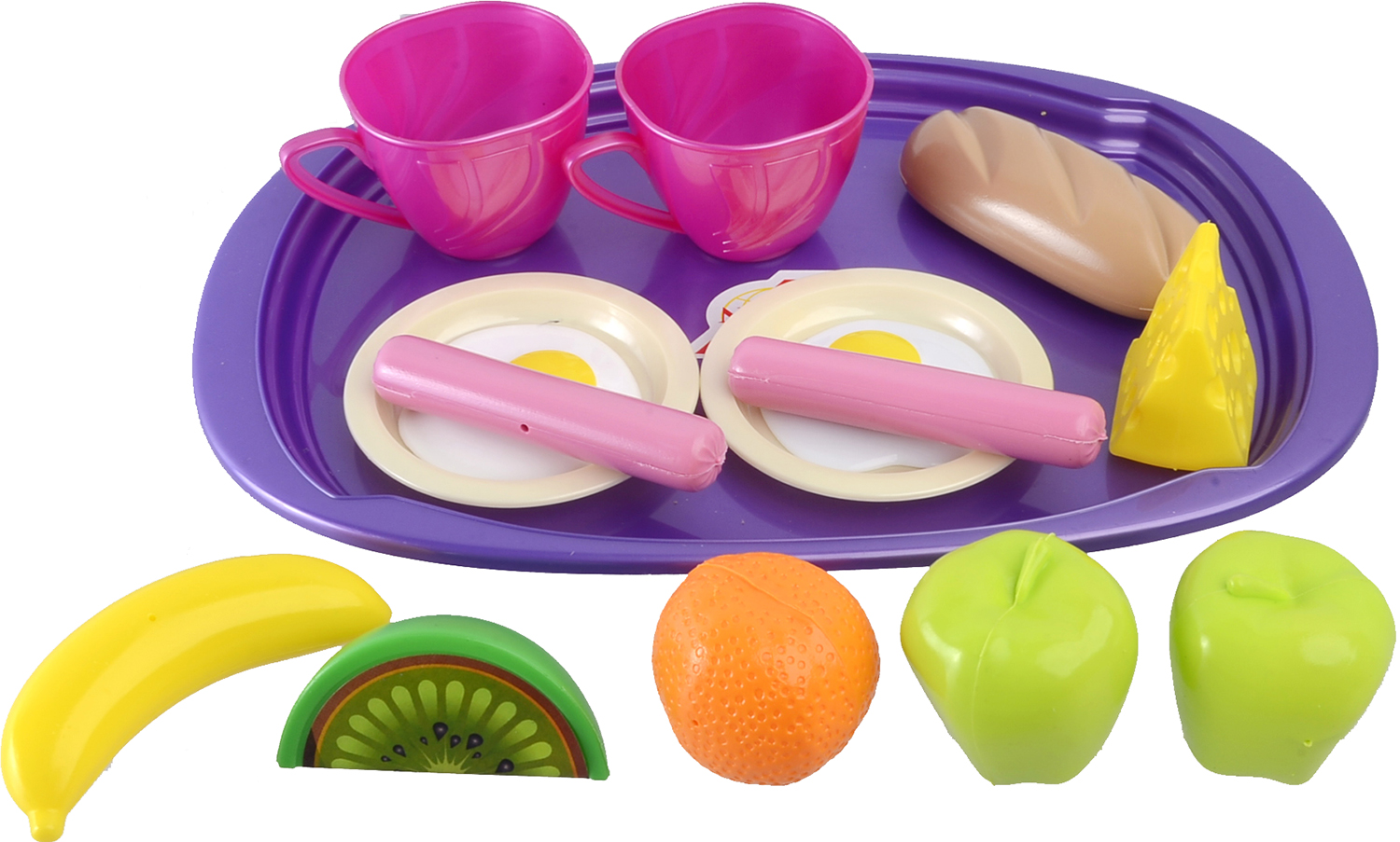 фото Набор продуктов игрушечный orion toys поднос завтрак