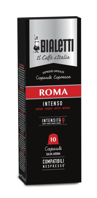 

Капсулы Bialetti Roma для кофемашин Nespresso 10 капсул, для кофемашины
