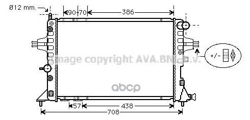 фото Радиатор системы охлаждения ava quality cooling ola2253