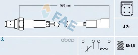 фото Лямбда-зонд fae 77212