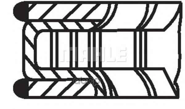 

Кольца поршневые Mahle 01166N1