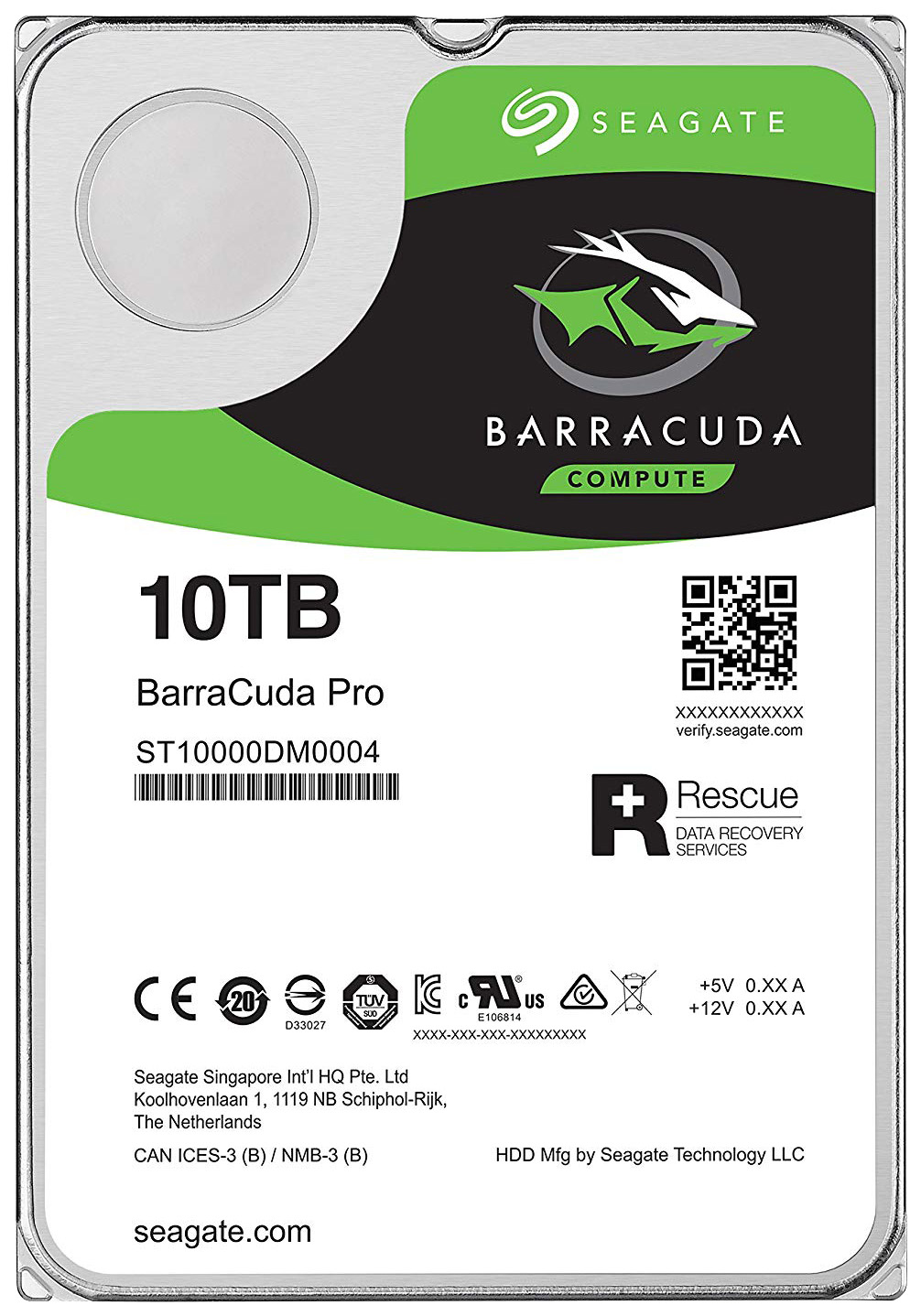 

Жесткий диск Seagate BarraCuda Pro 10ТБ (ST10000DM0004), BarraCuda Pro