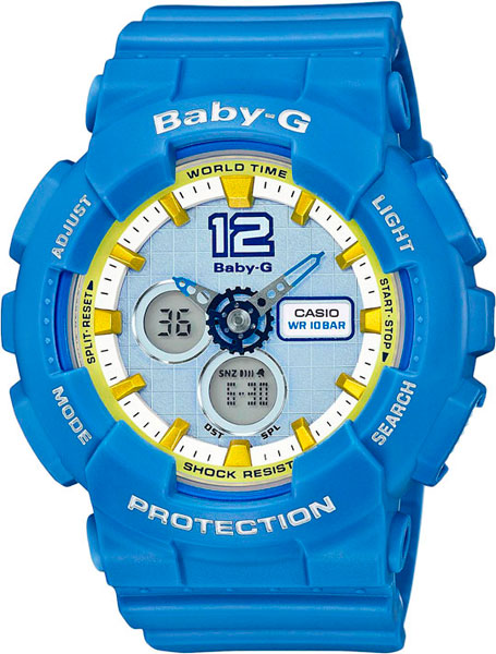 фото Наручные часы кварцевые женские casio baby-g ba-120-2b