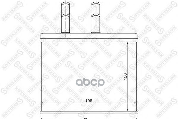 фото Радиатор печки stellox 8205014sx