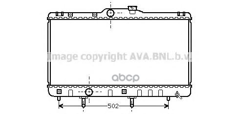 фото Радиатор охлаждения ava quality cooling to2148