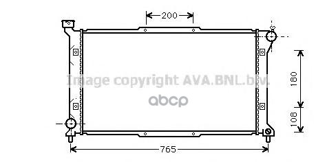 Радиатор охлаждения AVA QUALITY COOLING SU2036