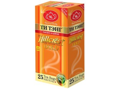 

Чай черный в пакетиках для чашки Ти Тэнг Hillcrest Gold 25*2.5 г