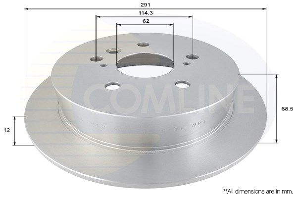 фото Тормозной диск comline adc01102