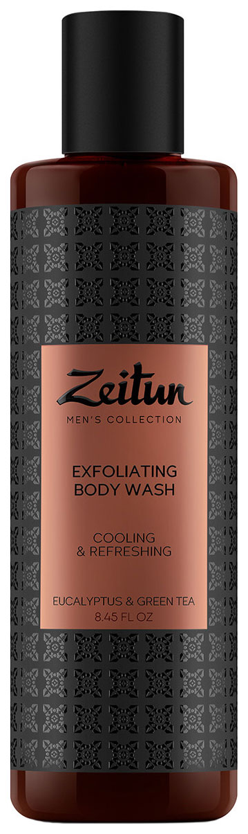 Гель для душа Zeitun Eucalyptus & Green Tea Exfoliating Body Wash 250 мл