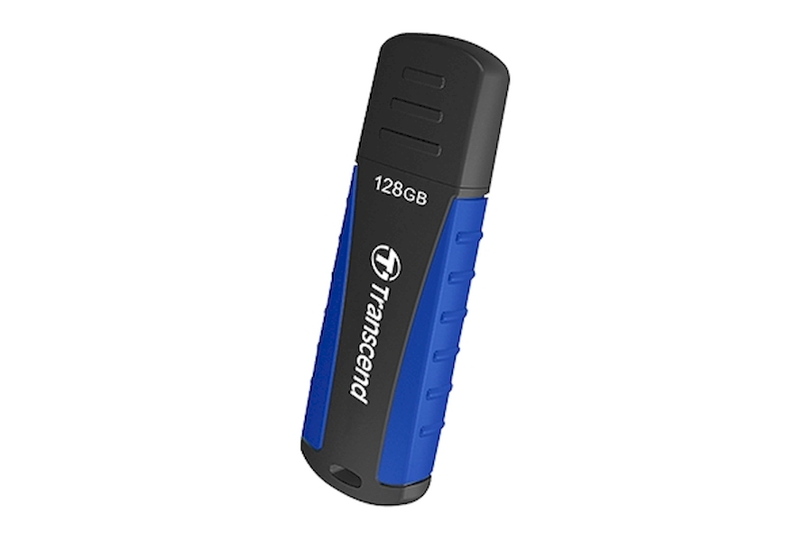 фото Флешка transcend jetflash 810 128гб blue/black (ts128gjf810)