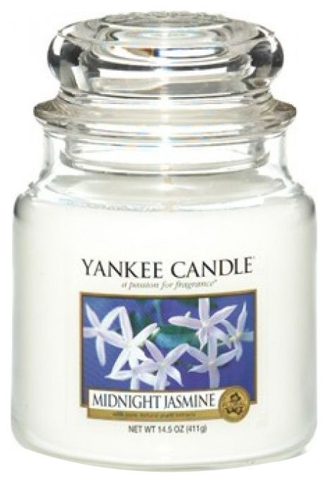 фото Ароматическая свеча yankee candle midnight jasmine medium jar candle