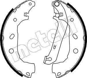 

Комплект тормозных колодок METELLI 53-0138