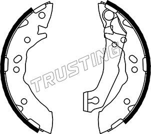 

Комплект тормозных колодок TRUSTING 046.204