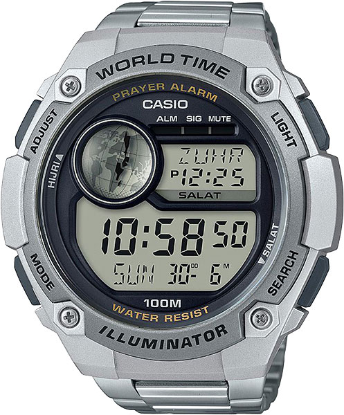 фото Наручные часы электронные мужские casio illuminator collection cpa-100d-1a