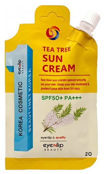 

Солнцезащитное средство Eyenlip Tea Tree Sun Cream SPF50+ PA+++ 20 г