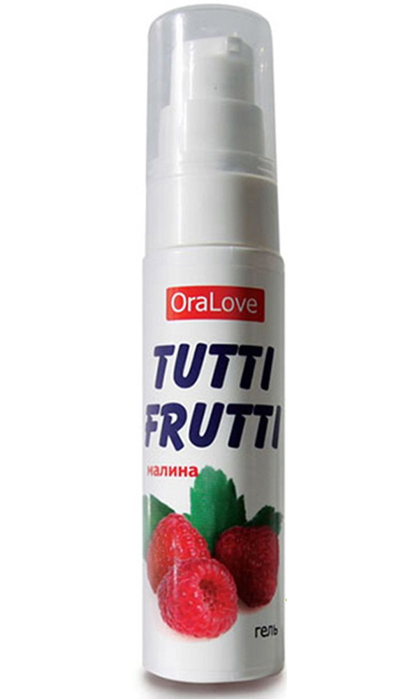 Купить Tutti Frutti малина, Гель-смазка Биоритм Tutti-frutti с малиновым вкусом 30 г