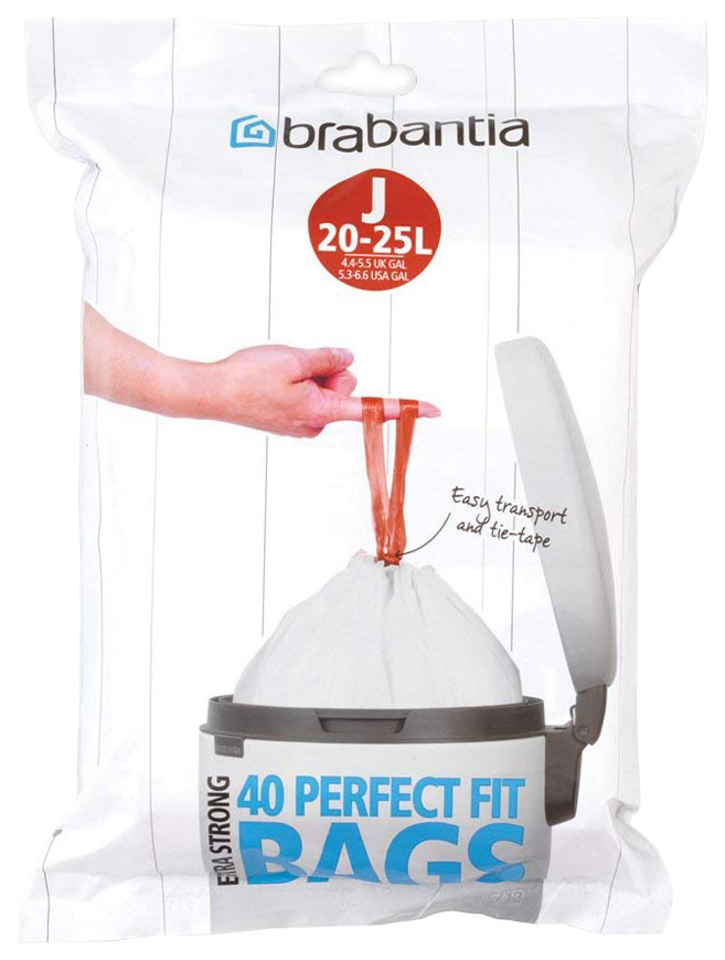 

Пакет пластиковый Brabantia 23 л 40 шт, Белый