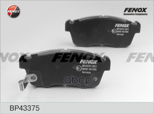 

Тормозные колодки FENOX BP43375
