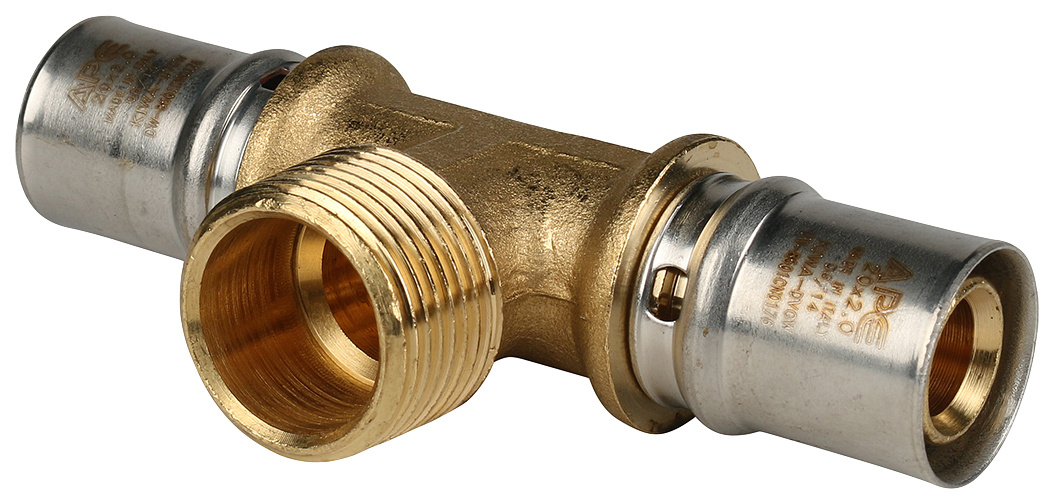 

Тройник Stout SFP-0008-203420, Серебристый