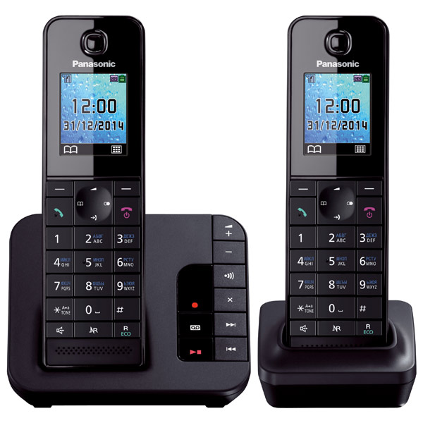 DECT телефон Panasonic KX-TGH222RUB черный