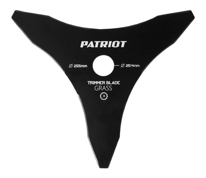 Нож для триммера Patriot TBM-3 809115202 255 мм 3 лопасти