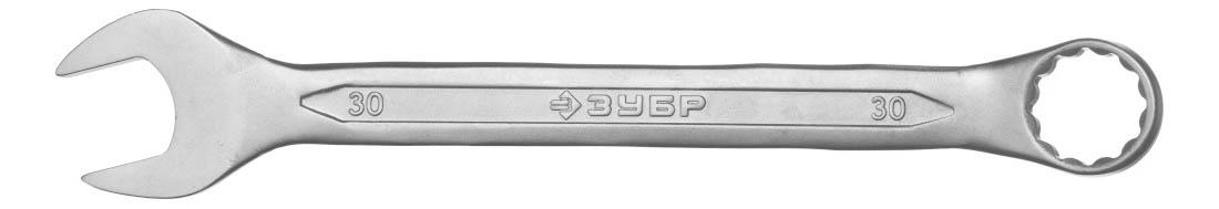 Комбинированный ключ  Зубр 27087-30 ключ зубр 27087 08 z01 комбинированный гаечный 8 мм