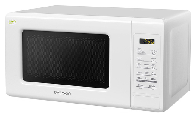 фото Микроволновая печь соло daewoo kor-661 bw white