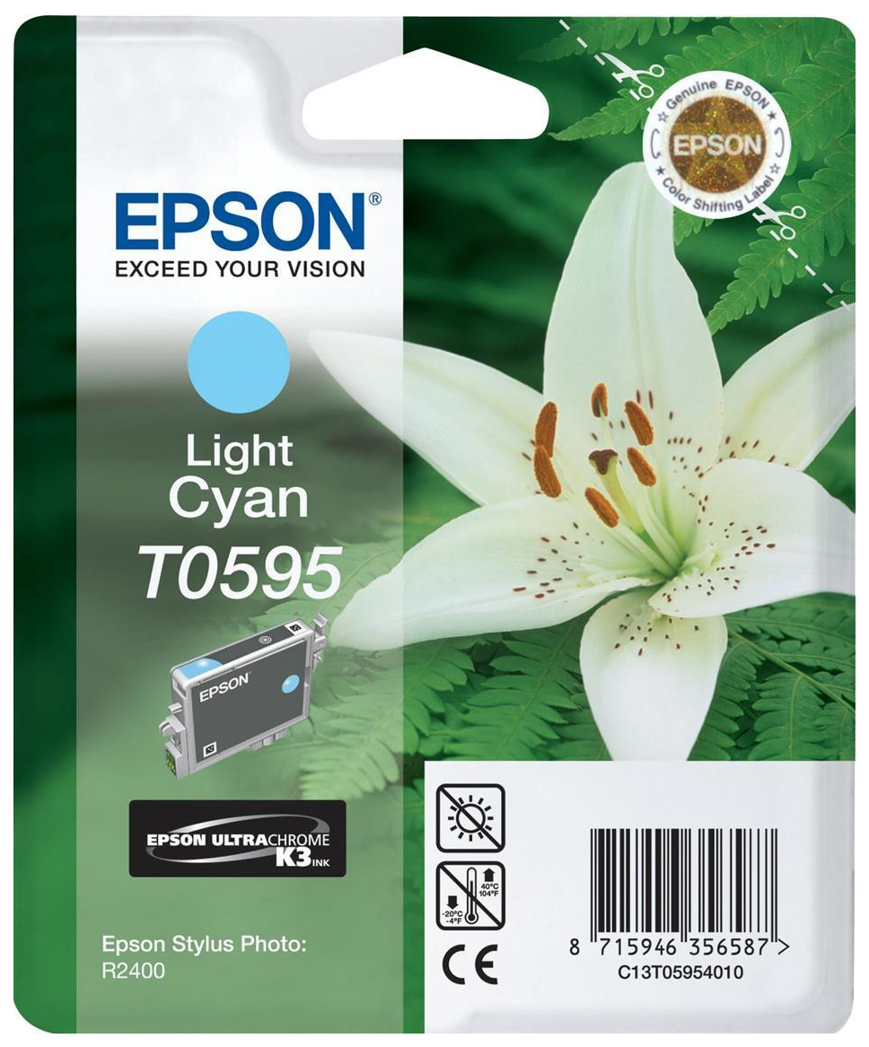 

Картридж для струйного принтера Epson C13T05924010, голубой, оригинал, t0592