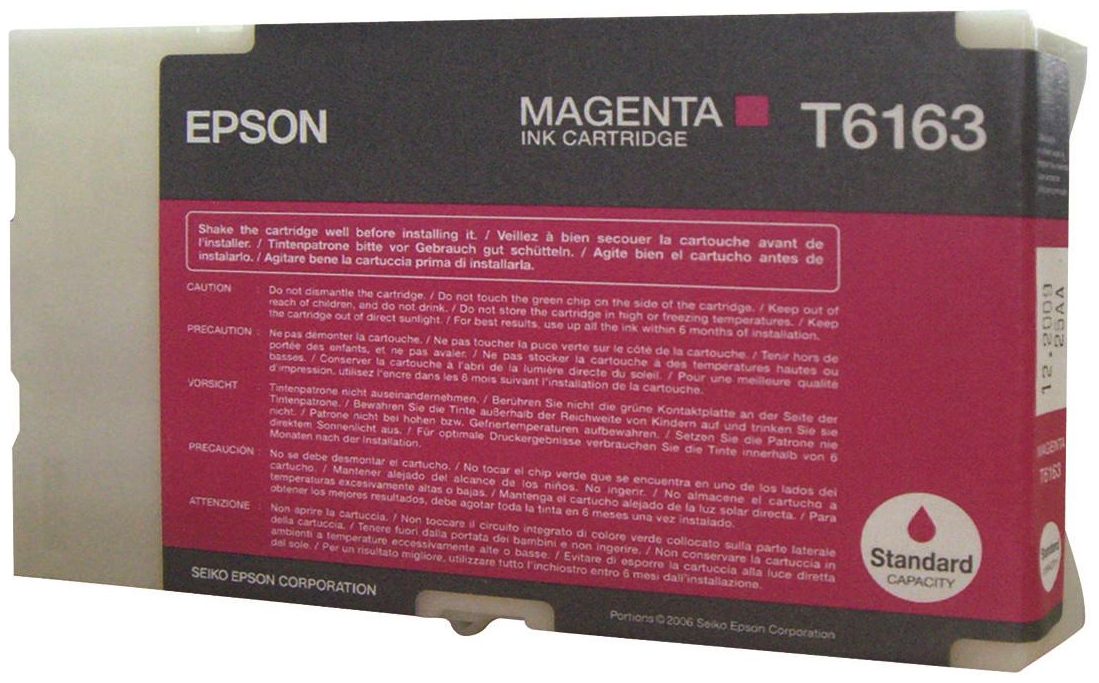 

Картридж для струйного принтера Epson C13T616300, пурпурный, оригинал, t6163