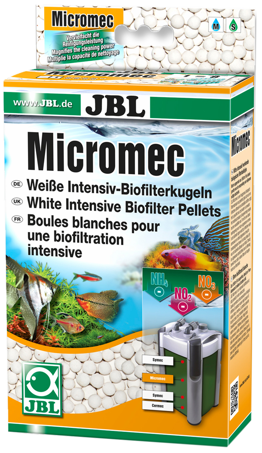 Наполнитель для внешних и внутренних фильтров JBL MicroMec, спеченое стекло, 650 г
