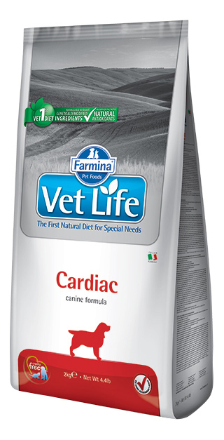 фото Сухой корм для собак farmina vet life cardiac, при сердечной недостаточности, курица, 10кг