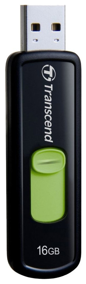 

USB-флешка Transcend JetFlash 500 16GB Green/Black (TS16GJF500), JetFlash 500