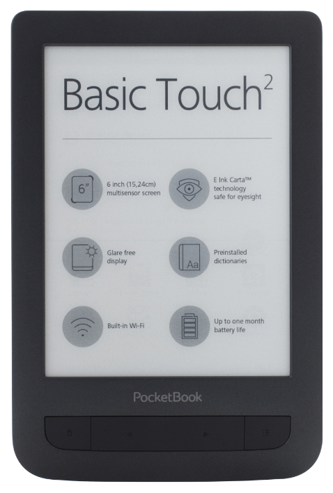 фото Электронная книга pocketbook 631 touch hd black