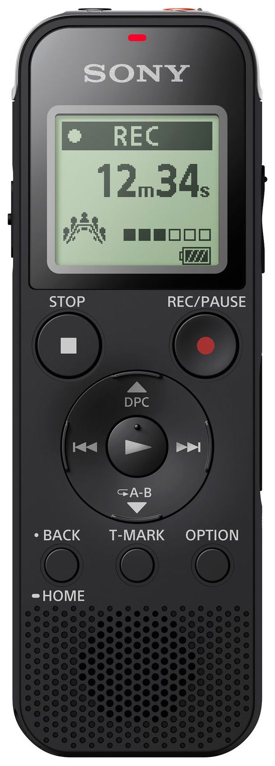 Цифровой диктофон Sony ICD-PX470 4 Гб Black
