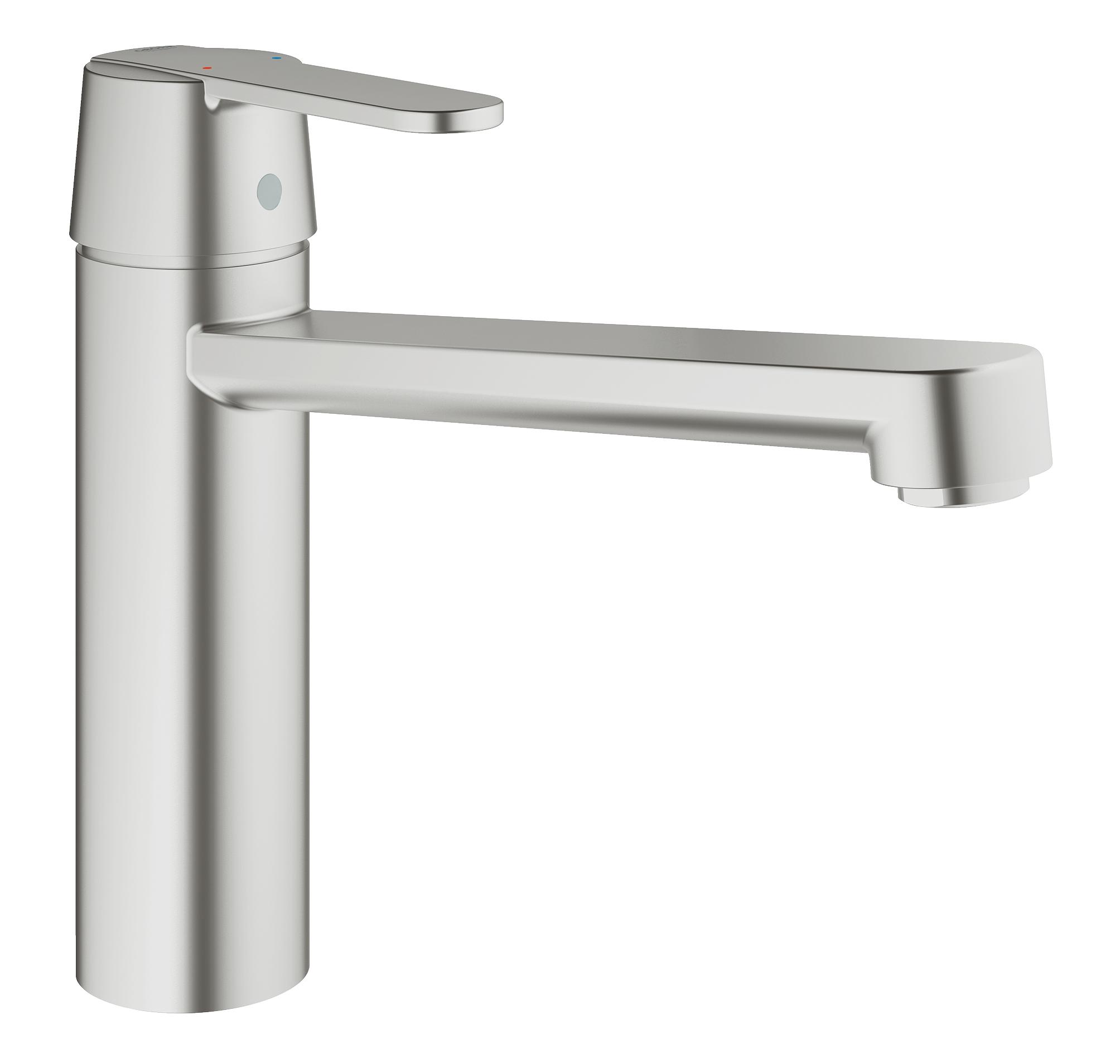 фото Смеситель для кухонной мойки grohe get 30196dc0 суперсталь